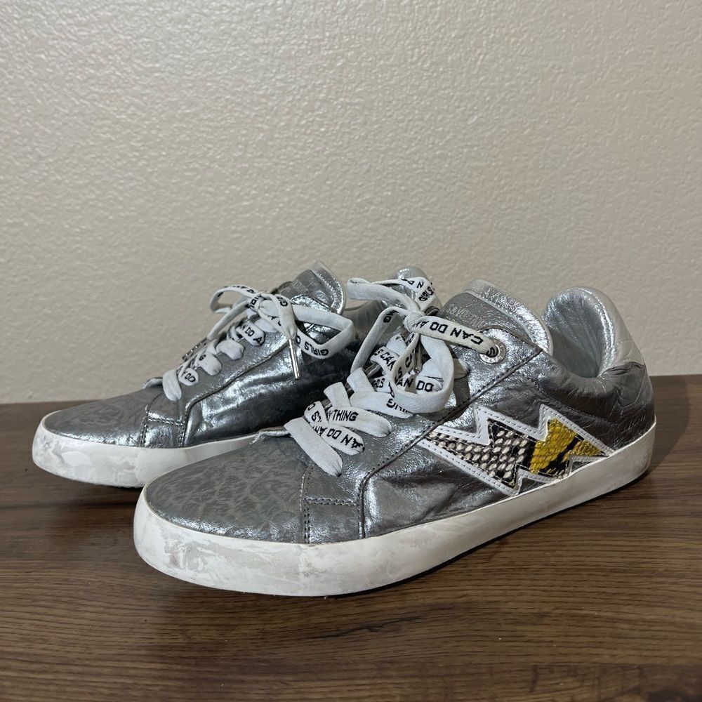 Zadig & Voltaire Silver Sneakers